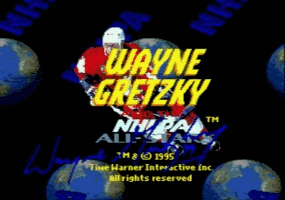 Wayne Gretzsky NHLPA All Stars Title Screen